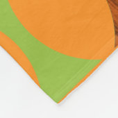 Midden-eeuws modern Sinaasappels patroonfleece dek Fleece Deken (Hoek)