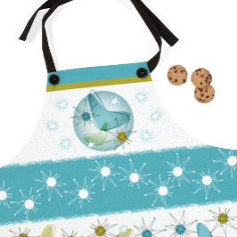 Midden-eeuws modern Starburst Unisex Schort. Schort