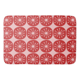Midden eeuws moderne atoomstippen retro patroon  badmat