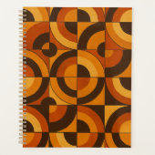 Midden eeuws moderne geometrisch abstract patroon planner (Voorkant)