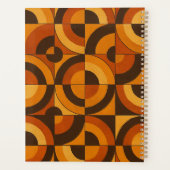 Midden eeuws moderne geometrisch abstract patroon planner (Achterkant)