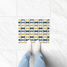Midden eeuws moderne geometrisch patroon Navy most