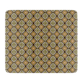 Midden eeuws moderne geometrisch patroon snijplank