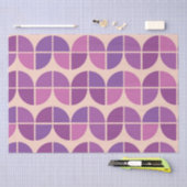 Midden eeuws moderne geometrische paarse patroon tissuepapier (Craft)