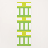 Midden eeuws moderne geometrische patroon yogamat (Voorkant)