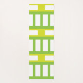 Midden eeuws moderne geometrische patroon yogamat (Achterkant)