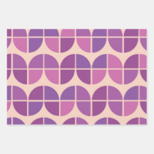 Midden eeuws moderne geometrische roze paars