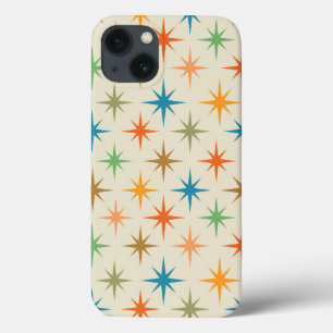 Midden eeuws moderne kleurrijke atomaire stervoors Case-Mate iPhone case