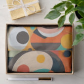 Midden eeuws moderne kunst, diverse kleuren, geome tissuepapier (Geschenk)