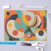 Midden eeuws moderne kunst, diverse kleuren, geome tissuepapier (Craft)