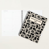 Midden-Eeuws Moderne Piquet Geminimaliseerde Geper Planner (Display)