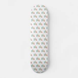 midden eeuws moderne regenboog bomen blozen turquo persoonlijk skateboard