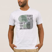 Midden-eeuws moderne retro lijn kunst Motivatie T-shirt (Voorkant)