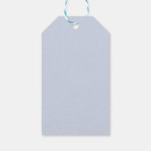 Midden eeuws moderne stervormig patroon cadeaulabel (Achterkant)