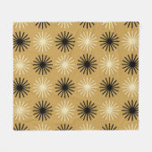 Midden eeuws moderne stervormig patroon fleece deken (Voorkant (Horizontaal))