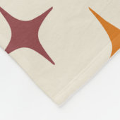 Midden eeuws moderne stervuitbarstingpatroon fleece deken (Hoek)