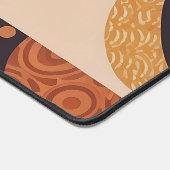 Midden-eeuws ontwerp in warme kleuren bureaumat (Hoek)