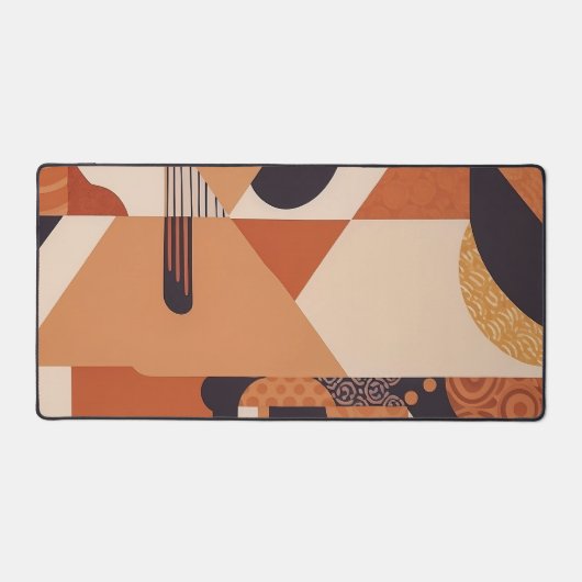 Midden-eeuws ontwerp in warme kleuren bureaumat (Voorkant)