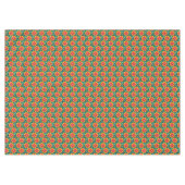 Midden-eeuws Oranje bloemmotief Tafelkleed (Voorkant (Horizontaal))