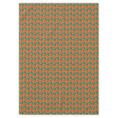 Midden-eeuws Oranje bloemmotief Tafelkleed (Voorkant)