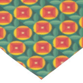 Midden-eeuws Oranje bloemmotief Tafelkleed (Gekanteld)