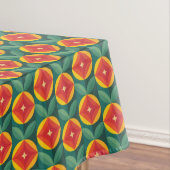 Midden-eeuws Oranje bloemmotief Tafelkleed (Voorbeeld)