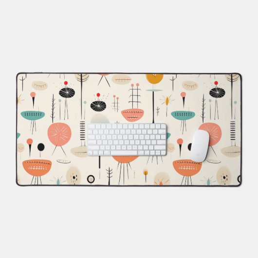 Midden-eeuws patroon bureaumat (Keyboard & Muis)