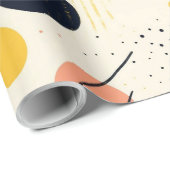 Midden-eeuws patroon. Kleurrijke Abstracte vormen Cadeaupapier (Rol Hoek)