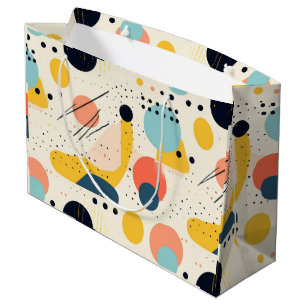 Midden-eeuws patroon. Kleurrijke Abstracte vormen Groot Cadeauzakje
