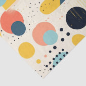 Midden-eeuws patroon. Kleurrijke Abstracte vormen Tissuepapier (Detail)