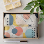 Midden-eeuws patroon. Kleurrijke Abstracte vormen Tissuepapier (Geschenk)