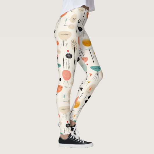 Midden-eeuws patroon leggings (Rechts)