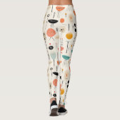 Midden-eeuws patroon leggings (Achterkant)