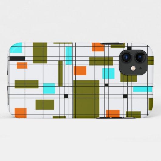 Midden eeuws raster Case-Mate iPhone case (Achterkant (horizontaal))