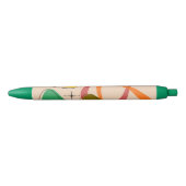 Midden eeuws retro atoomontwerp zwarte inkt pen (Voorkant)