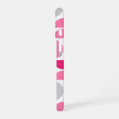 Midden eeuws roze tegels iPhone 16 hoesje (Linkerkant)