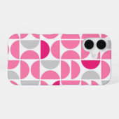 Midden eeuws roze tegels iPhone 16 hoesje (Achterkant horizontaal)