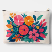 Midden eeuws tropisch retro vibe accessoire zakje etui (Achterkant)