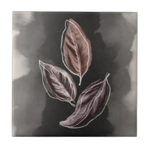 Midden-eeuwse aardtoon val bladeren