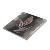 Midden-eeuwse aardtoon val bladeren tegeltje (Zijkant)