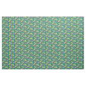 Midden-eeuwse Abstract in Groen Stof (Fat Quarter)