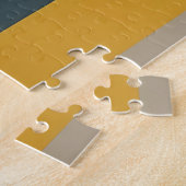 Midden Eeuwse Abstracte Geometrische Harmonie Legpuzzel (Zijkant)