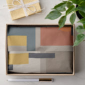 Midden Eeuwse Abstracte Geometrische Harmonie Tissuepapier (Geschenk)