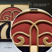 Midden-eeuwse Abstracte kunst- en ambachtsbeweging Tegeltje