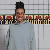 Midden-eeuwse Abstracte kunst- en ambachtsbeweging Tegeltje