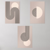 Midden-eeuwse Abstracte Muurkunst Sets (Voorkant)