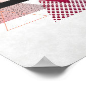 Midden-eeuwse abstracte poster (Hoek)