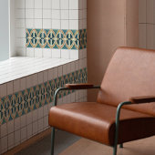 Midden-eeuwse Abstracte symmetrie kunstambachten B Tegeltje