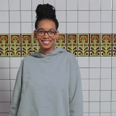 Midden-eeuwse Abstracte symmetrie kunstambachten B Tegeltje