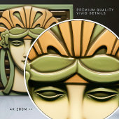 Midden-eeuwse Abstracte symmetrie kunstambachten B Tegeltje